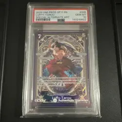 Namco 2025 One Piece CCG Luffy-Tarou ST18-005 SP Foil SR EN PSA 10 - Image 1