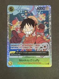 Monkey.D.Luffy op07-109 ONE PIECE CARD GAME SR ENGLISH - Image 1