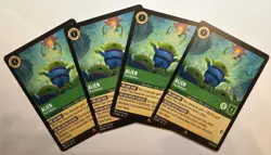 Disney Lorcana TCG Alien - True Believer 83/204 Rare Wilds Unknown Set Of 4 - Image 1