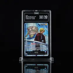 Sanji OP12-041 Alt Art Leader Legacy Of The Master 2025 One Piece TAG 10 GEM MT - Image 1