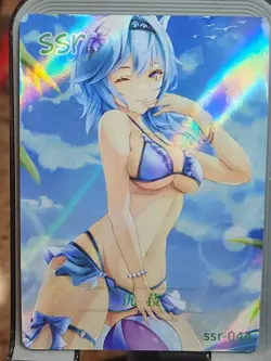 New Jieyi Girl Goddess Story Anime Waifu Card Holo Foil Thick Maiden SSR SSR-044 - Image 1