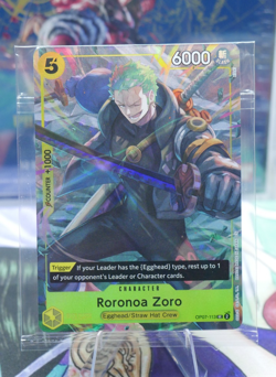 One Piece TCG Roronoa Zoro OP07-113 (Illustration Box Vol.3) Promo sealed ENG - Image 1