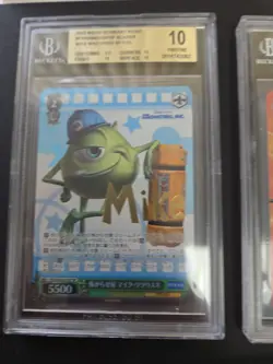 Bundle of 5 Weiss Schwarz Pixar Monsters Inc Mike Bugs Life Wall-E BGS 10 Disney - Image 2