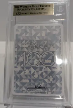 2023 Weiss Schwarz Disney 100 Elsa Snow Queen BGS 10 Cracked Ice Foil - Image 2