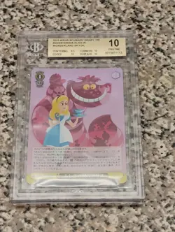 2023 Weiss Schwarz Japanese Disney 100 Alice In Wonderland Pristine BGS 10. - Image 1