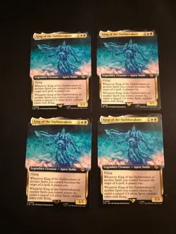 x4 King of the Oathbreakers (Ext) #369 [Lord of the Rings] 4x Magic MTG Cards LP - Image 1