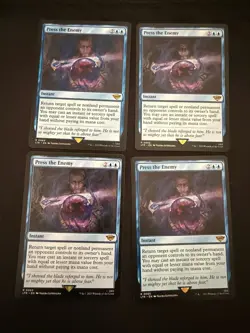 x4 Press the Enemy #65 [Lord of the Rings] 4x Magic MTG Cards LP - Image 1
