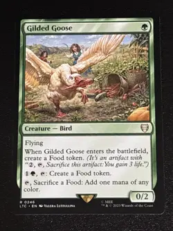 MTG Commander: LOTR Gilded Goose 0246 Rare - Image 1