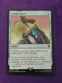 Arcane Signet - Final Fantasy Commander (FIC) 333 MTG Magic the Gathering NM - Image 1