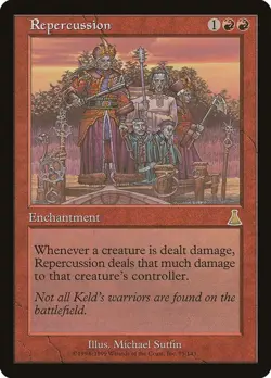 Magic: The Gathering Urza's Destiny Repercussion 95 R LP - Image 2