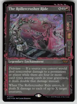 The Rollercrusher Ride (Showcase) Foil Duskmourn: House of Horror 317 MTG NM - Image 1