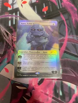 MTG - KARN SCION OF URZA - RAINBOW FOIL - NM - SECRET LAIR - MYTHIC - Image 1