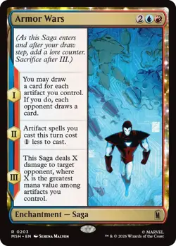 4x Armor Wars MTG - Marvel Super Heroes - NM-Mint - Image 1