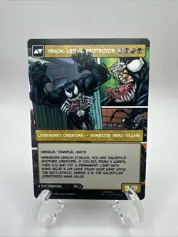 2025 MTG Eddie Brock #224 Borderless Spider Man Marvel Mythic - Image 2
