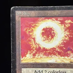 1993 Magic the Gathering MtG Limited Edition: Beta Uncommon (HP-) Sol Ring #29 - Image 3