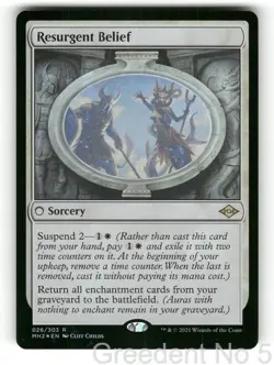 Resurgent Belief 26 Rare Modern Horizons 2 Magic: The Gathering Foil LP - Image 1