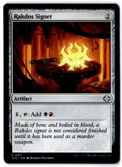 Rakdos Signet NM* The Lost Caverns Of Ixalan ENGLISH 0311 mtg -UnltdCards - Image 1