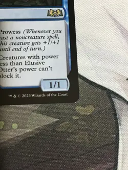 C4985 MAGIC MTG WILDS OF ELDRAINE ELUSIVE OTTER #0225 RARE NM - Image 5