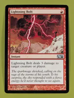 Lightning Bolt x1 Magic 2010 M10 1x MTG Magic the Gathering - Image 1