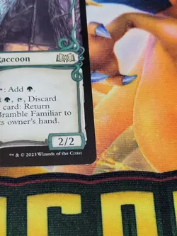 C4524 MAGIC MTG WILDS OF ELDRAINE BRAMBLE FAMILIAR SHOWCASE #0283 NM RARE - Image 5