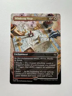 Windcrag Siege - BORDERLESS - MTG Tarkir: Dragonstorm - NM - Image 1