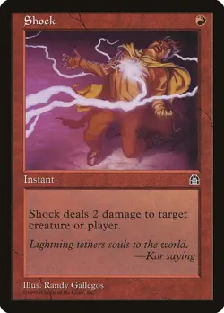 Stronghold Shock MTG Magic the Gathering NM - Image 1