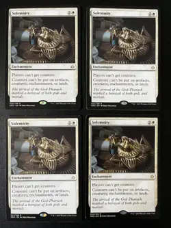 MTG- Solemnity x4 - Hour of Devastation - Image 1