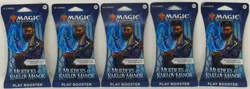 Lot of (5) 2024 Magic the Gathering Murders at Karlov Manor booster packs - Image 1