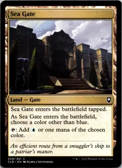 Sea Gate 359 Commander Legends: Battle for Baldur's Gate MTG NM - Image 1