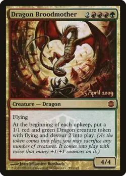 Dragon Broodmother -Foil Light Play MTG Promos: Prerelease Cards - Image 1