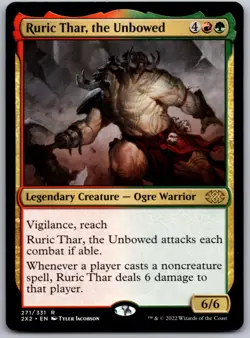 Ruric Thar, the Unbowed 271 R Double Masters 2022 Magic: The Gathering NM - Image 1