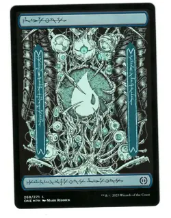MTG Island 268 Foil Phyrexia All Will Be One Magic The Gathering TCG - Image 1