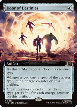 Door of Destinies Extended Art Marvel Super Heroes NM MTG - Image 1