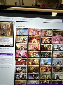 MTG EDH General Ferrous Rokiric Custom Commander Deck Artifact - Image 1