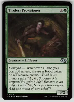 Tireless Provisioner Uncommon Foundations Jumpstart 728 Magic: The Gathering NM - Image 1