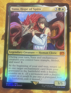 1x Yuna, Hope of Spira - PRERELEASE PROMO (NM/M) - Image 1