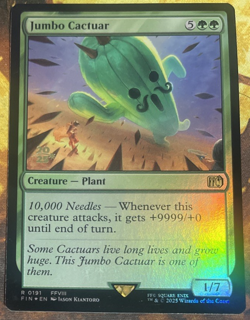 1x Jumbo Cactuar - PRERELEASE PROMO (NM/M) - Image 1