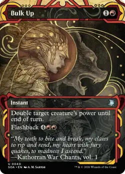 Bulk Up (Showcase) - Secrets of Strixhaven: Mystical Archives - 40 - NM - MTG - Image 1