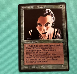 Elves of Deep Shadow - The Dark - MTG - Magic the Gathering - Image 1