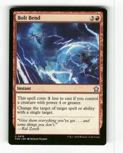 Bolt Bend 619 NM Normal U MTG Magic Foundations - Image 1