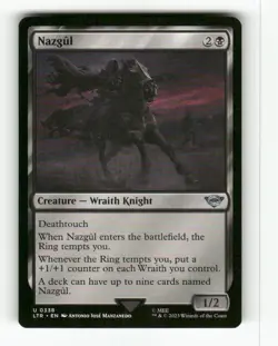 Nazgul (0338) 338 NM Normal U MTG Magic Universes Beyond: The Lord of the Rings: - Image 1