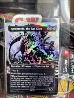 MTG Showcase Step-and-Compleat Foil Karumonix, the Rat King Unplayed Phyrexia - Image 1