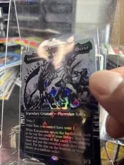 MTG Showcase Step-and-Compleat Foil Karumonix, the Rat King Unplayed Phyrexia - Image 3