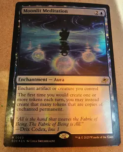 Moonlit Meditation - #069 Foil - Edge of Eternities - Mtg - Image 1