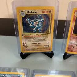 Pokemon 1999 Holo 5 Card Lot Including 2 1st Editions machamp, Chansey, Gyrados - Image 3