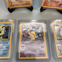 Pokemon 1999 Holo 5 Card Lot Including 2 1st Editions machamp, Chansey, Gyrados - Image 5
