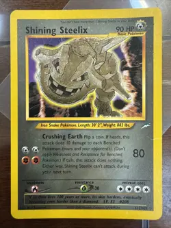 Shining Steelix 112/105 Neo Destiny Holo - Image 1