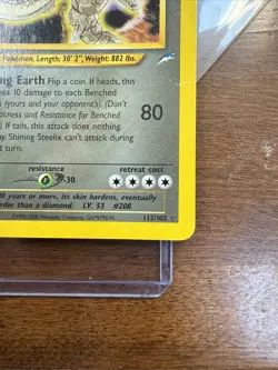 Shining Steelix 112/105 Neo Destiny Holo - Image 5