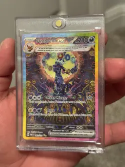 Pokemon Umbreon EX TCG Prismatic Evolutions Holo Card 161/131 NM+ Condition - Image 1