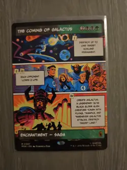 The Coming of Galactus (Borderless) - MTG Marvel Super Heroes - Image 1